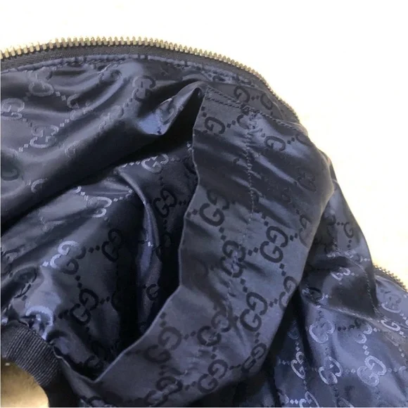 Gucci Navy blue Quilted Vest jacket made Italia - Picture 4 of 14